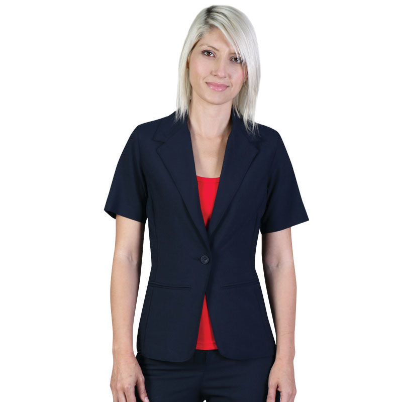 Rosa Jacket Short Sleeve - Black-3