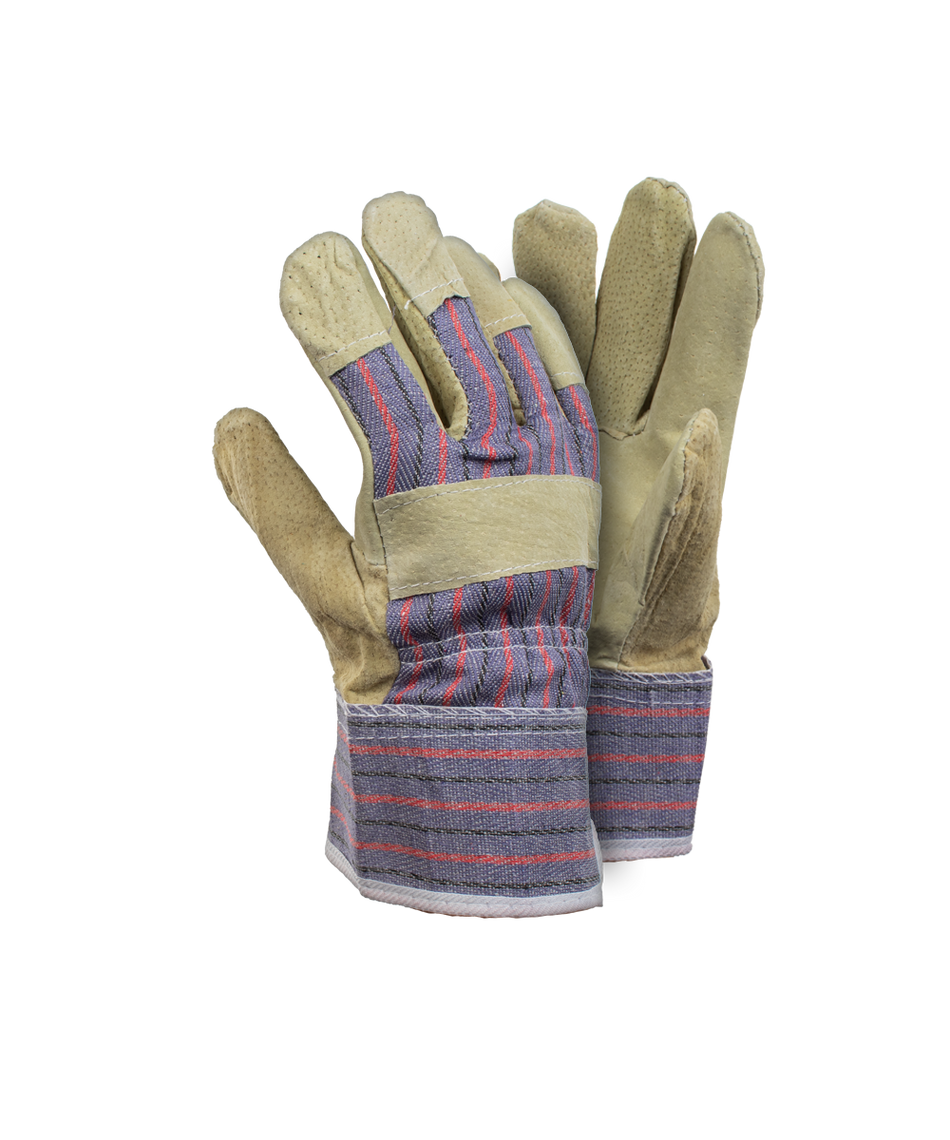 Javlin Premium Pig Skin Candy Stripe Gloves