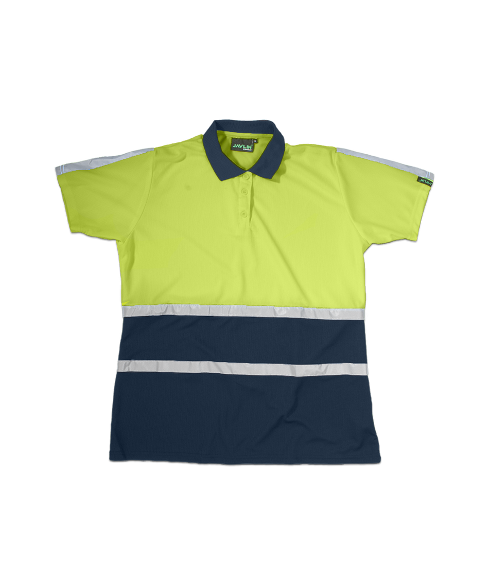 Javlin Women's Hi-Vis Two Tone Golfer With Reflective Tape