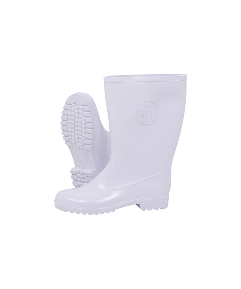 Javlin Women's White/White Calf Length Gumboot