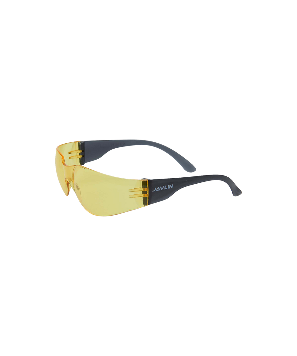 Javlin Sporty Scratch Resistant Spectacles Amber Lens