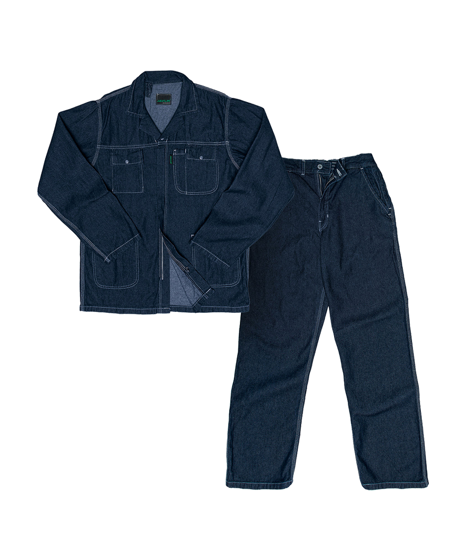 Javlin Stone Washed Denim Conti Suit