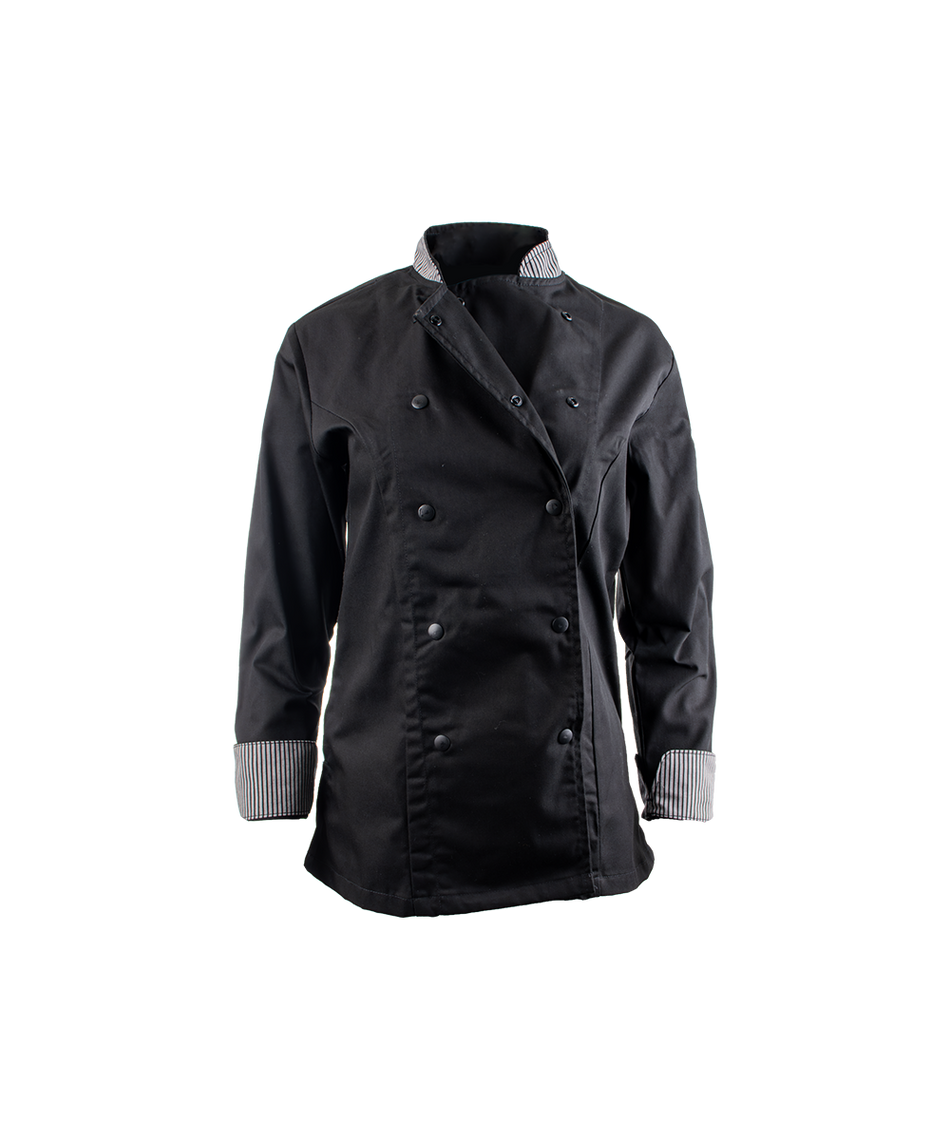 Javlin Black & Ligne Noir Elite Women's Chef Jacket