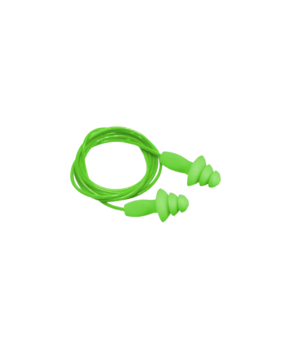 Javlin Reusable Green Corded Ear Plugs