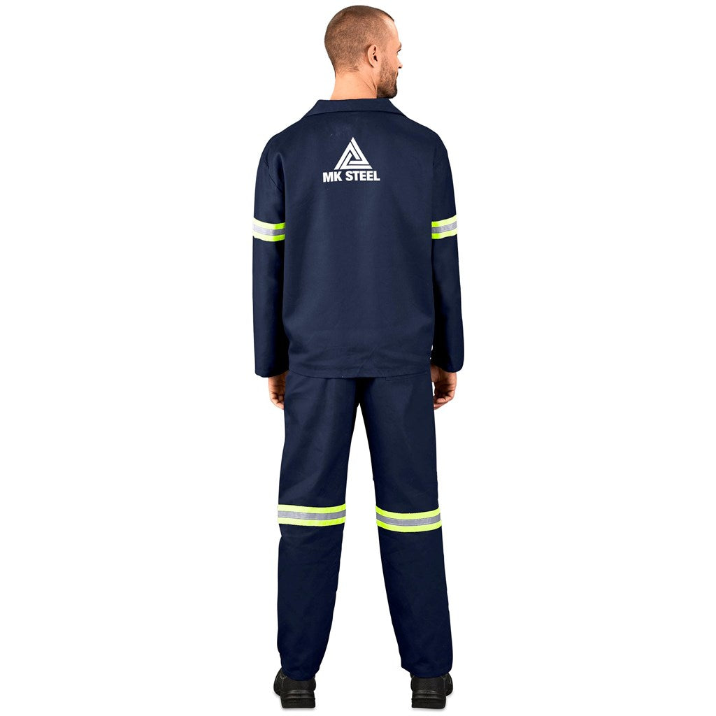 Technician 100% Cotton Conti Suit - Reflective Arms & Legs - Yellow Tape-2