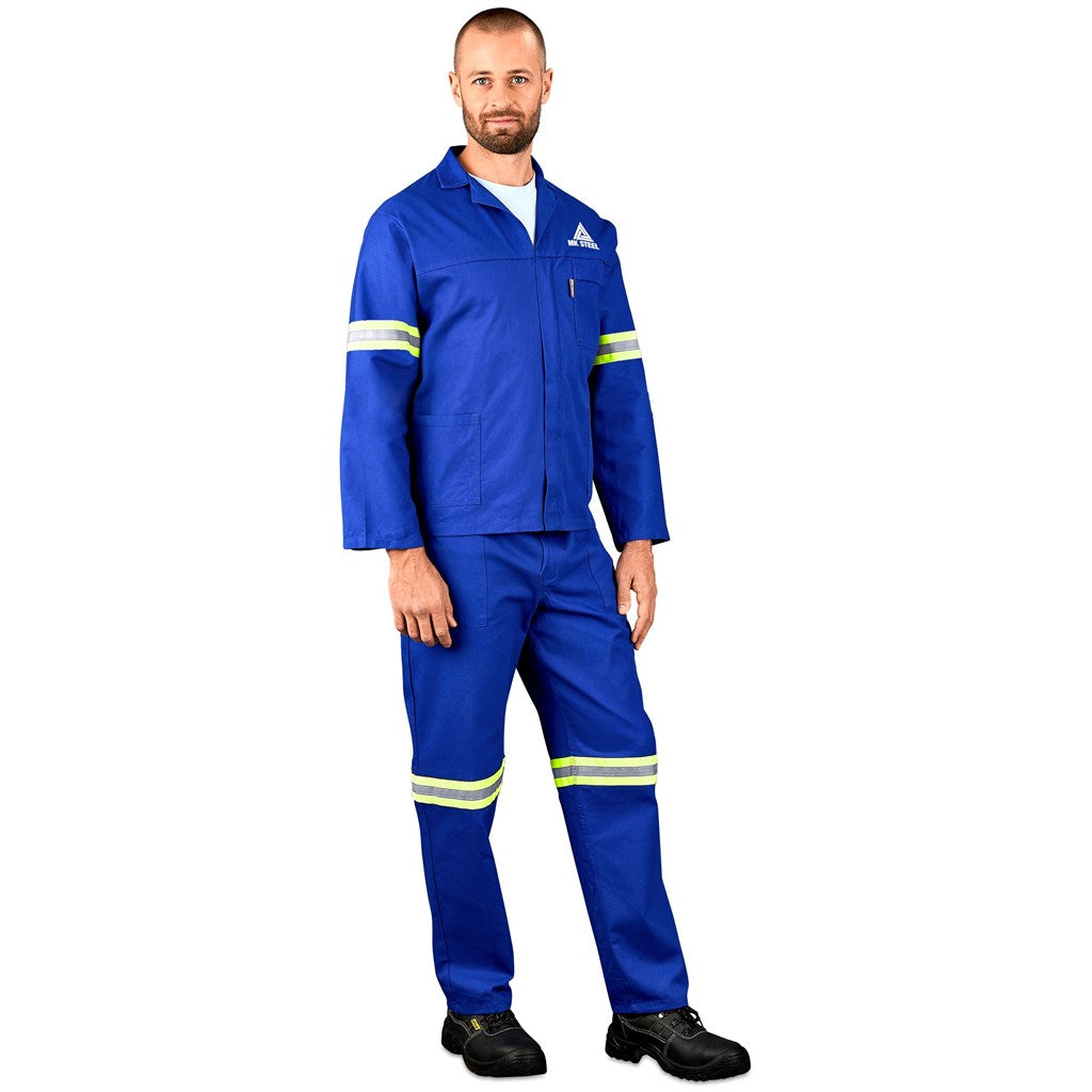 Technician 100% Cotton Conti Suit - Reflective Arms & Legs - Yellow Tape-10