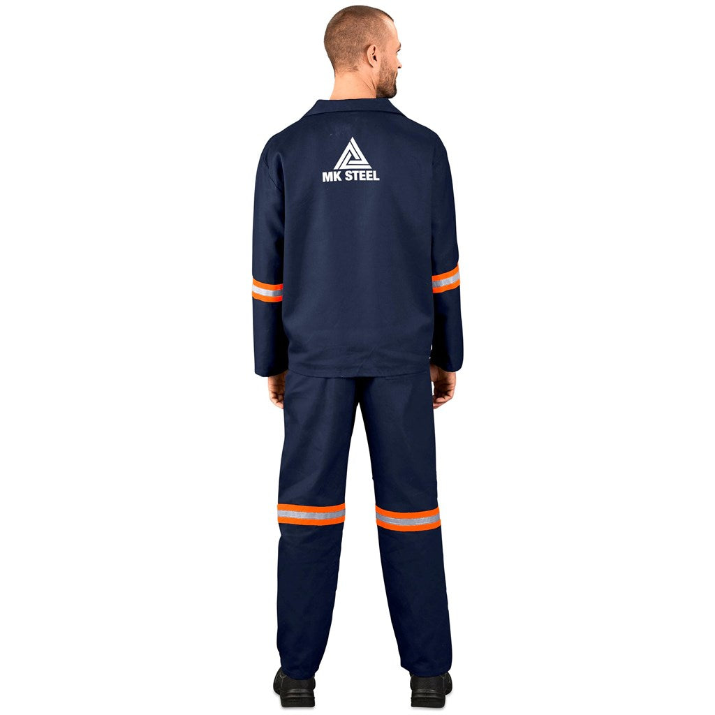 Technician 100% Cotton Conti Suit - Reflective Arms & Legs - Orange Tape-2