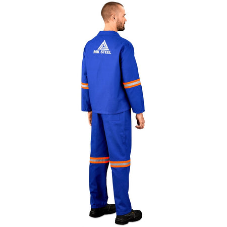 Technician 100% Cotton Conti Suit - Reflective Arms & Legs - Orange Tape-4