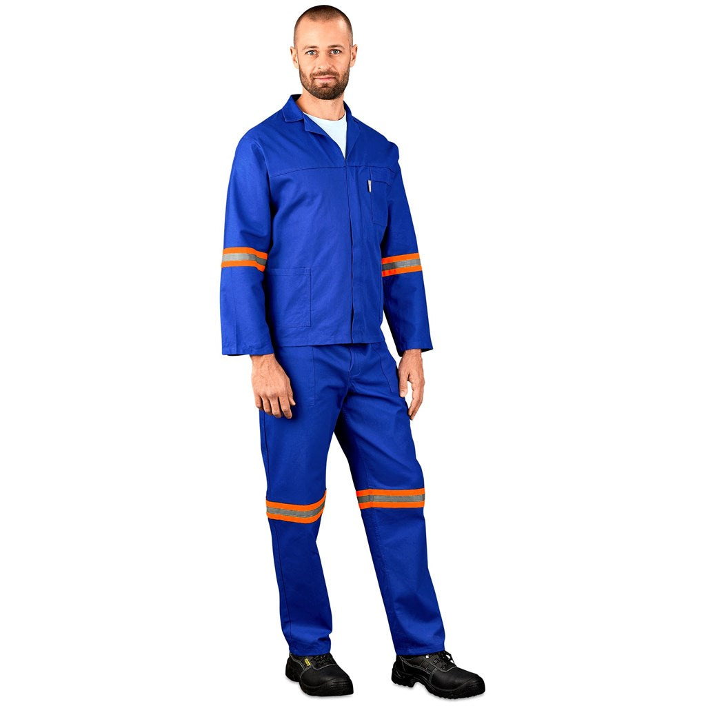 Technician 100% Cotton Conti Suit - Reflective Arms & Legs - Orange Tape-5