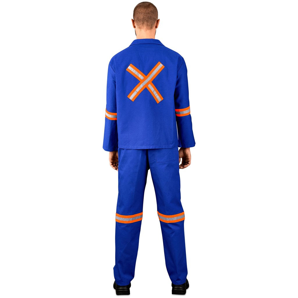 Technician 100% Cotton Conti Suit - Reflective Arms, Legs & Back - Orange Tape-5