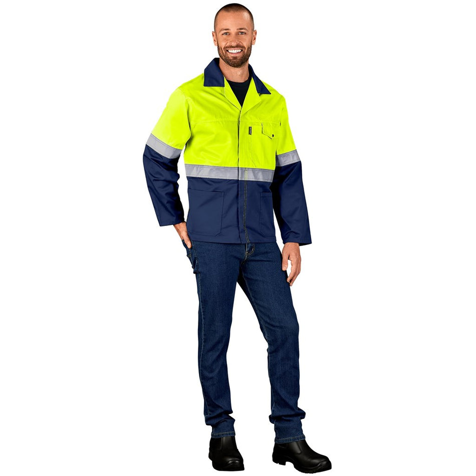 Traffic Premium Two-Tone Hi-Viz Reflective Jacket-20