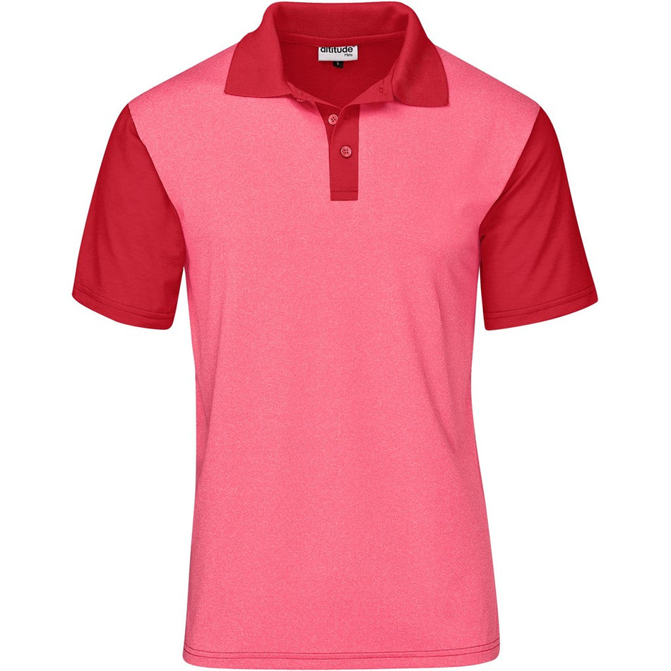 Mens Crossfire Golf Shirt - Red-0