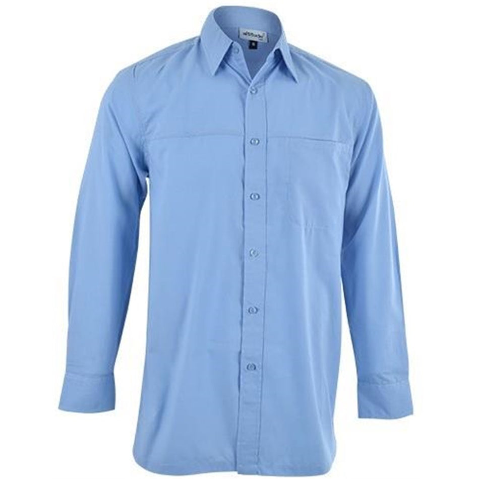 Harry Casual Long Sleeve Shirt - Sky Blue-0