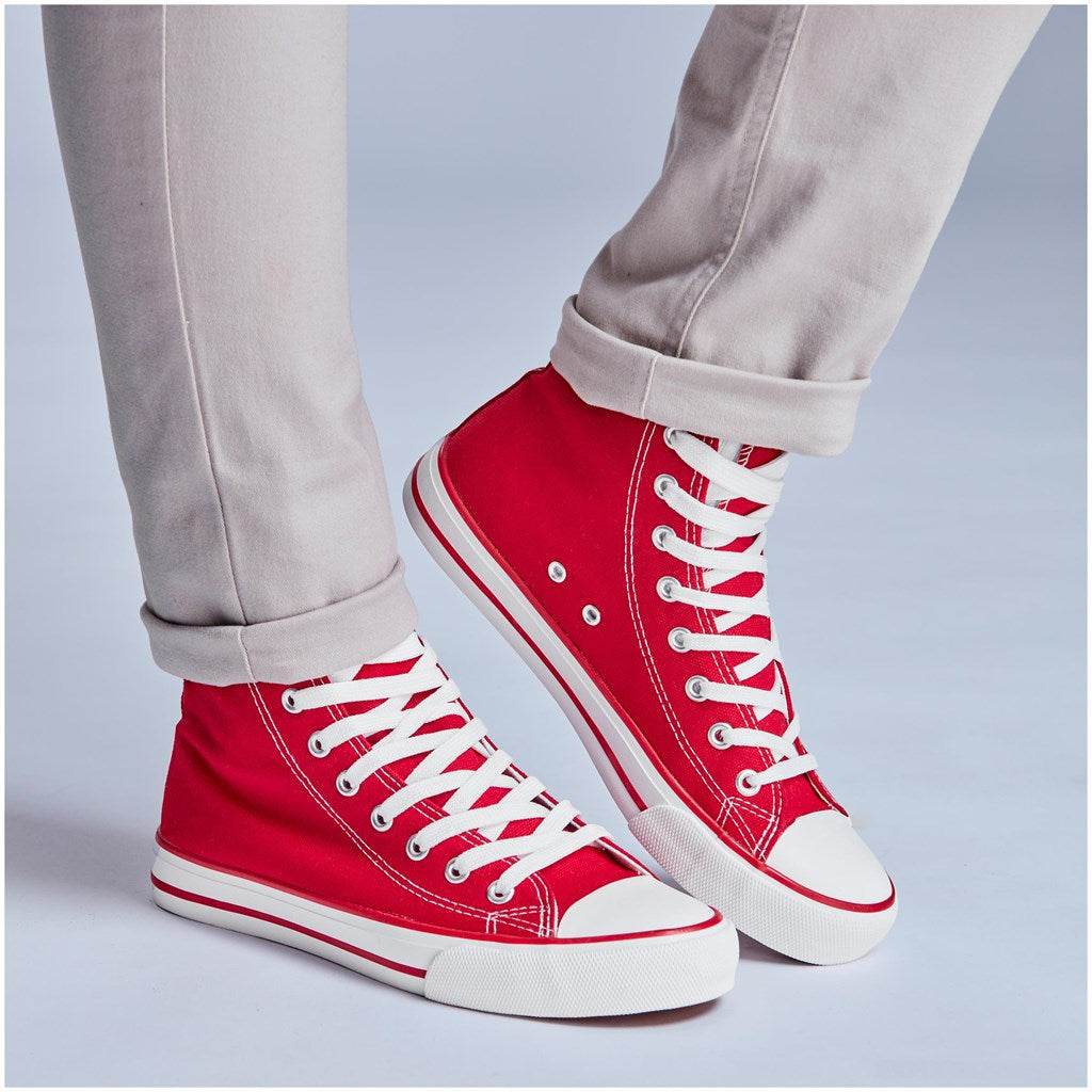 Unisex Retro High Top Canvas Sneaker-3