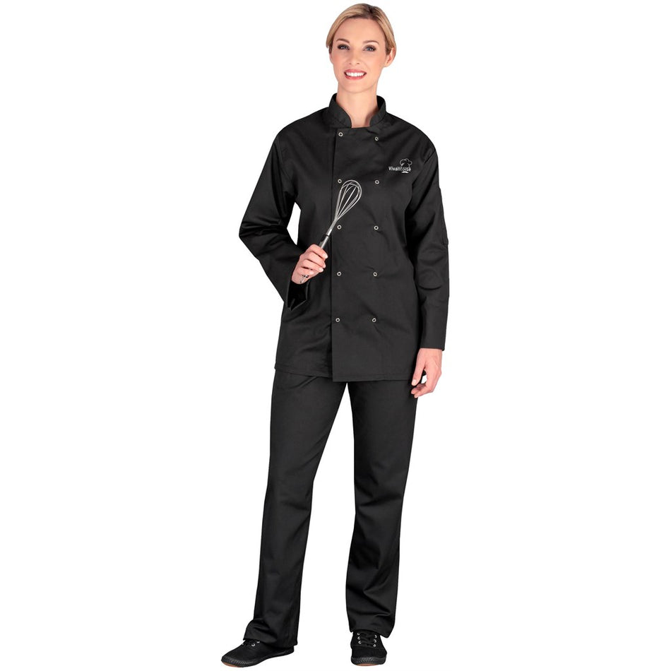 Unisex Long Sleeve Zest Chef Jacket-1