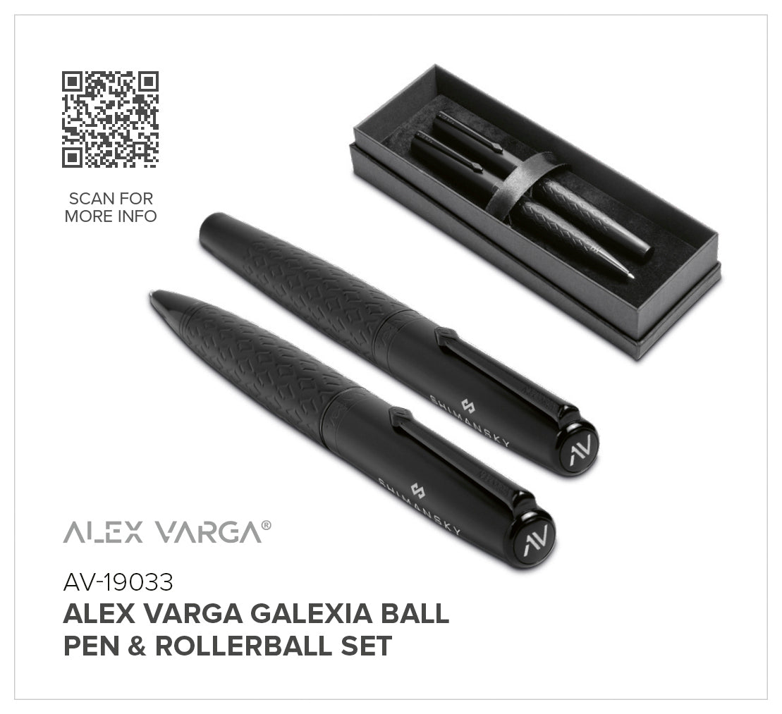 Alex Varga Galexia Ball Pen & Rollerball Set-3