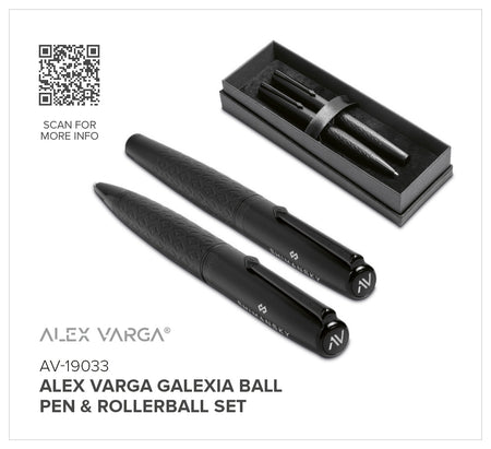 Alex Varga Galexia Ball Pen & Rollerball Set-3