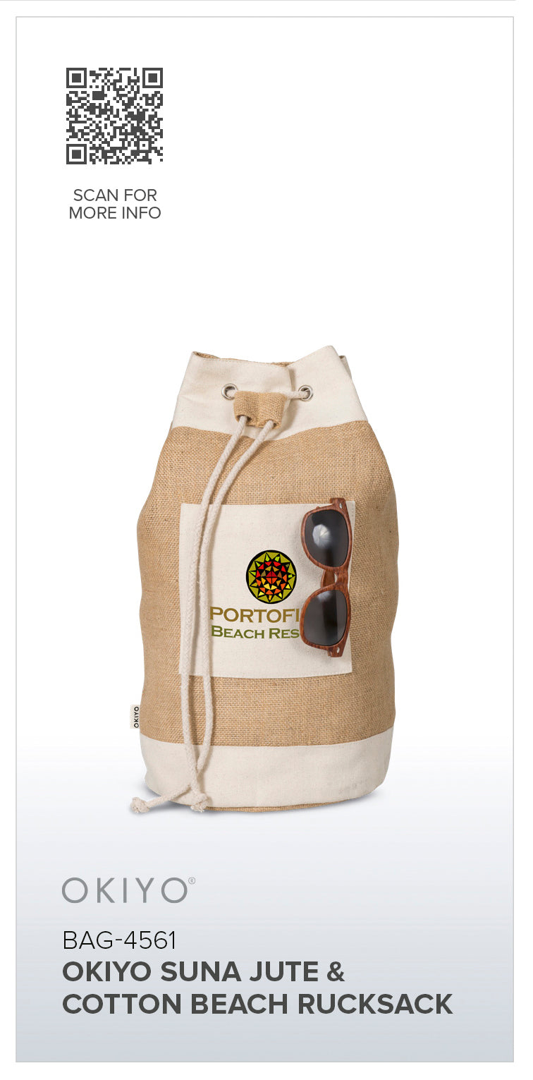 Okiyo Suna Jute & Cotton Beach Rucksack-1