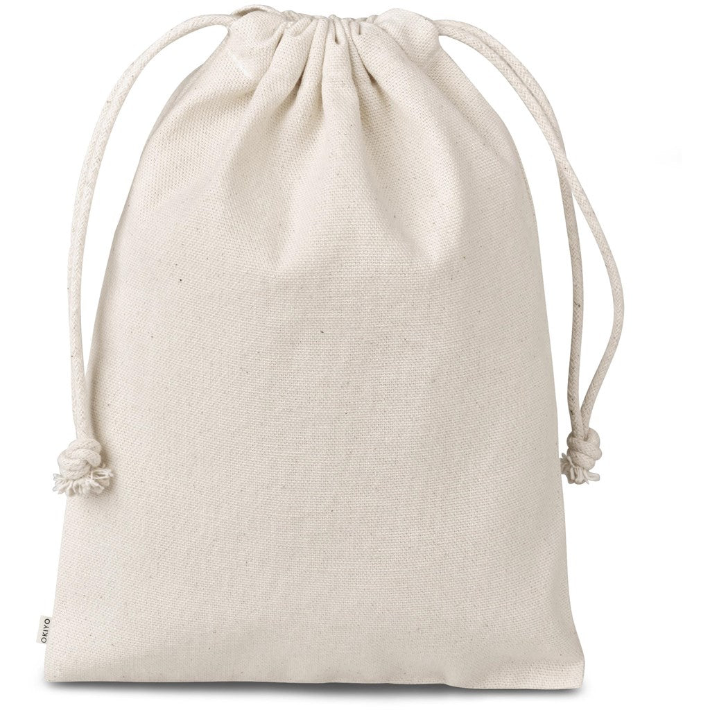 Okiyo Chikara Midi Cotton Drawstring Pouch-1