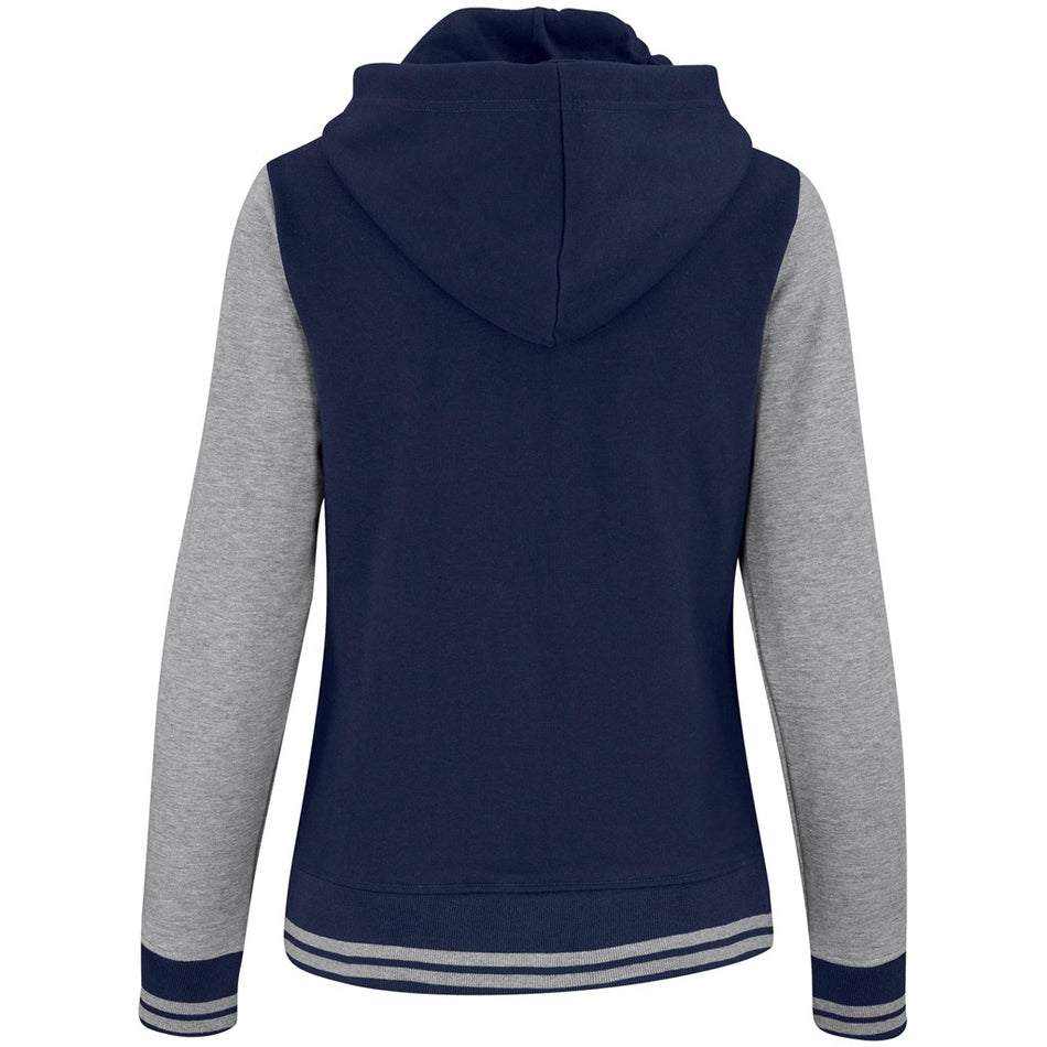 Ladies Princeton Hooded Sweater - Navy-1