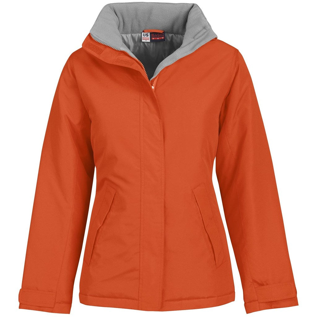 Ladies Hastings Parka - Orange-0