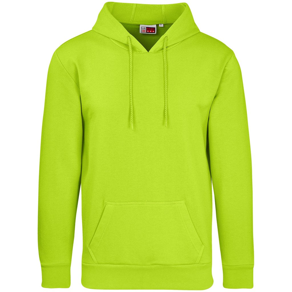 Mens Omega Hooded Sweater - Lime-0