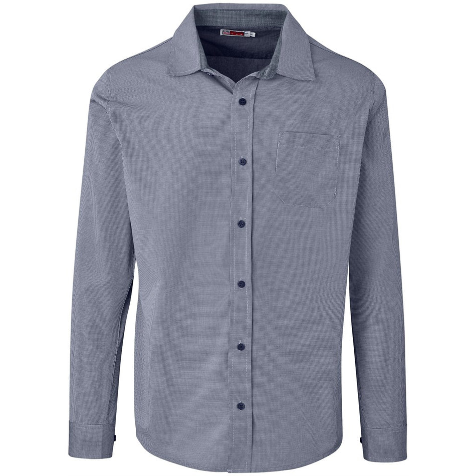 Mens Long Sleeve Coventry Shirt - Navy-0