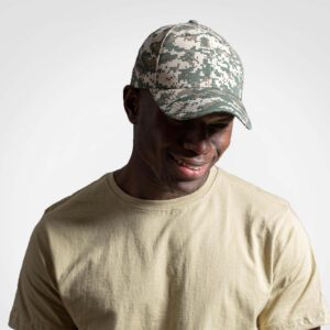 Basic 6 Panel Camo Cap-0