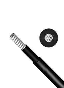 10mm2 single-core PV DC cable 1m - Black-0