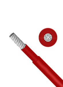 10mm2 single-core PV DC cable 1m - Red-0