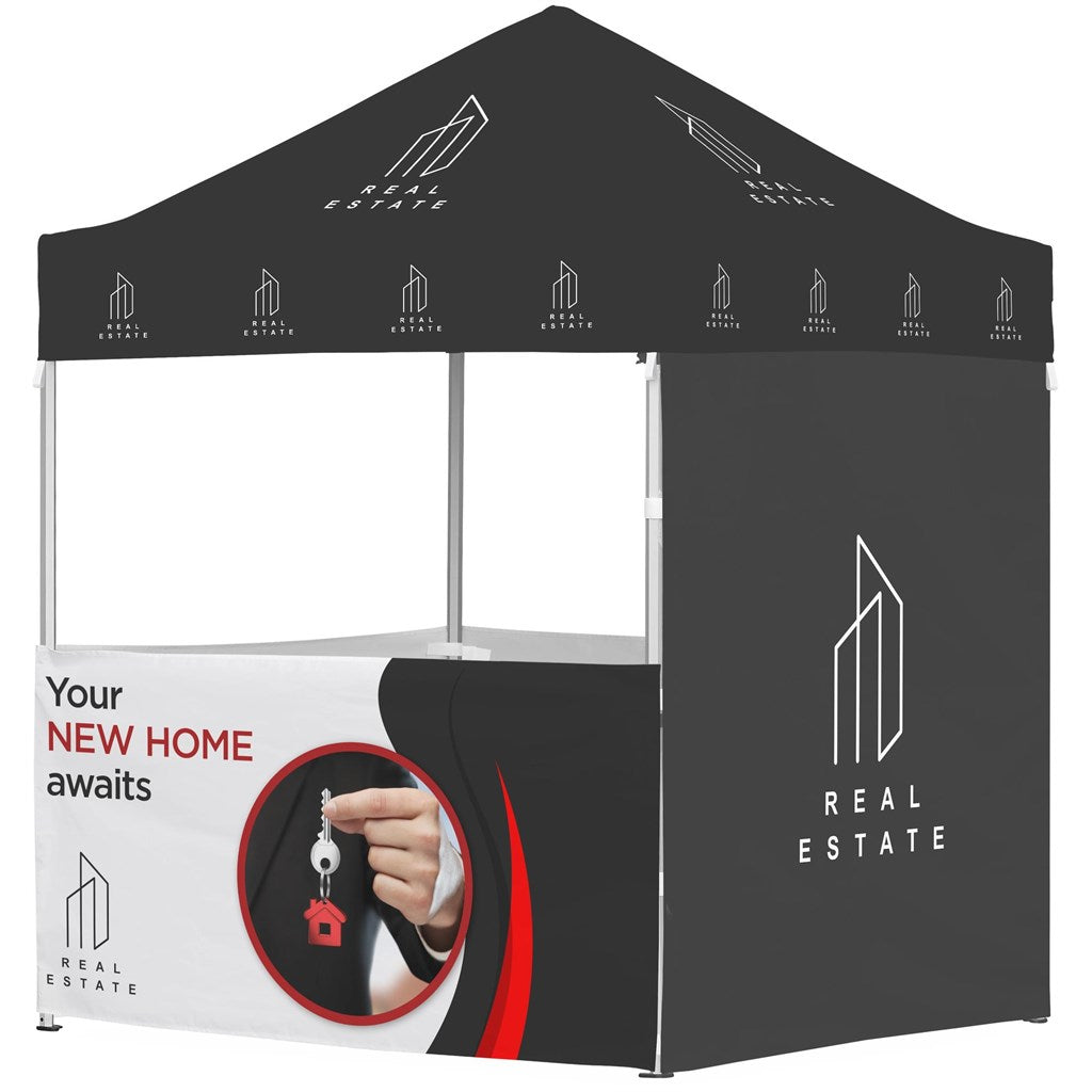 Ovation Sublimated Gazebo 2m X 2m Petite Frame - 3 Half-Wall Skins - 1 Full Wall Skin-2