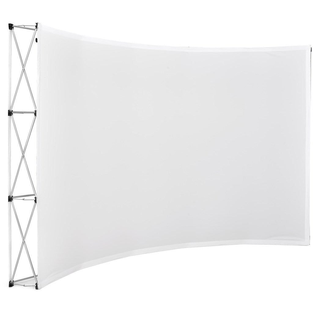 Legend Curved Banner Wall 3.5m x 2.25m-3