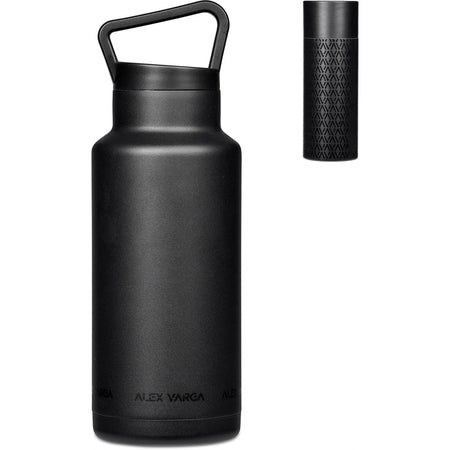 Alex Varga Barbella Stainless Steel Vacuum Water Bottle - 1 Litre-2