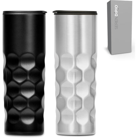 Serendipio Meteor Stainless Steel & Plastic Double-Wall Tumbler - 450ml-2