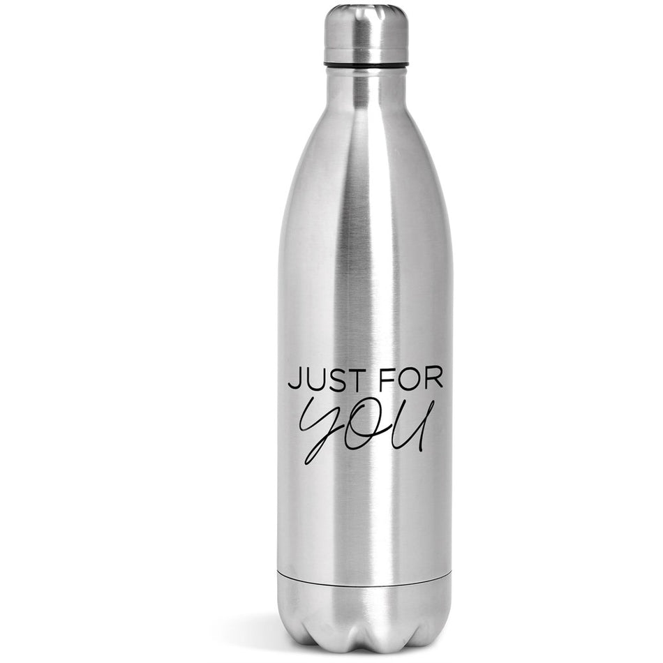 Serendipio Atlantis Stainless Steel Vacuum Water Bottle - 1 Litre - Silver-1