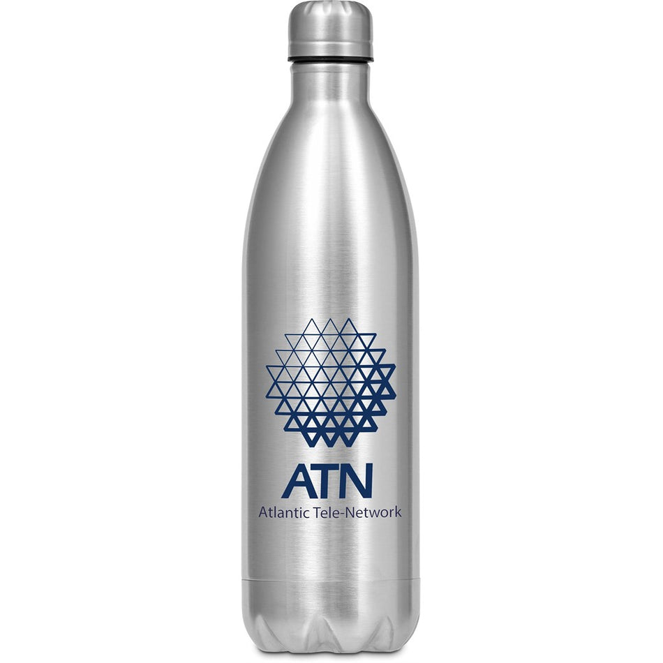 Serendipio Atlantis Stainless Steel Vacuum Water Bottle - 1 Litre - Silver-0