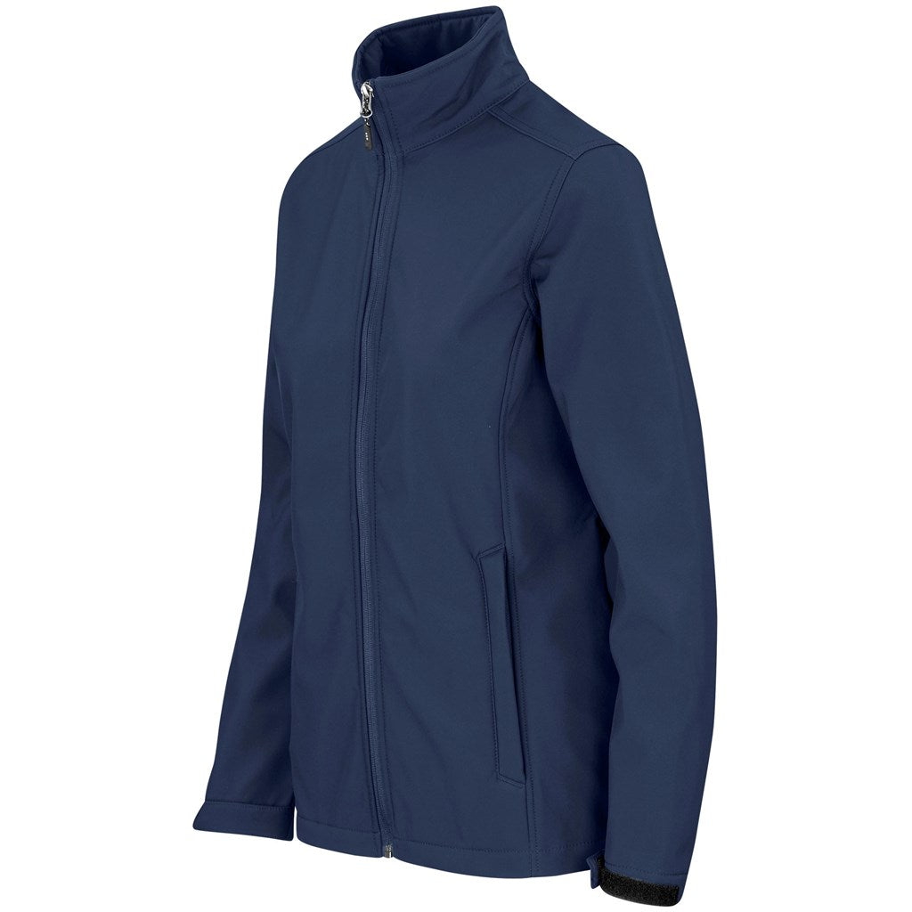 Ladies Maxson Softshell Jacket - Navy-4