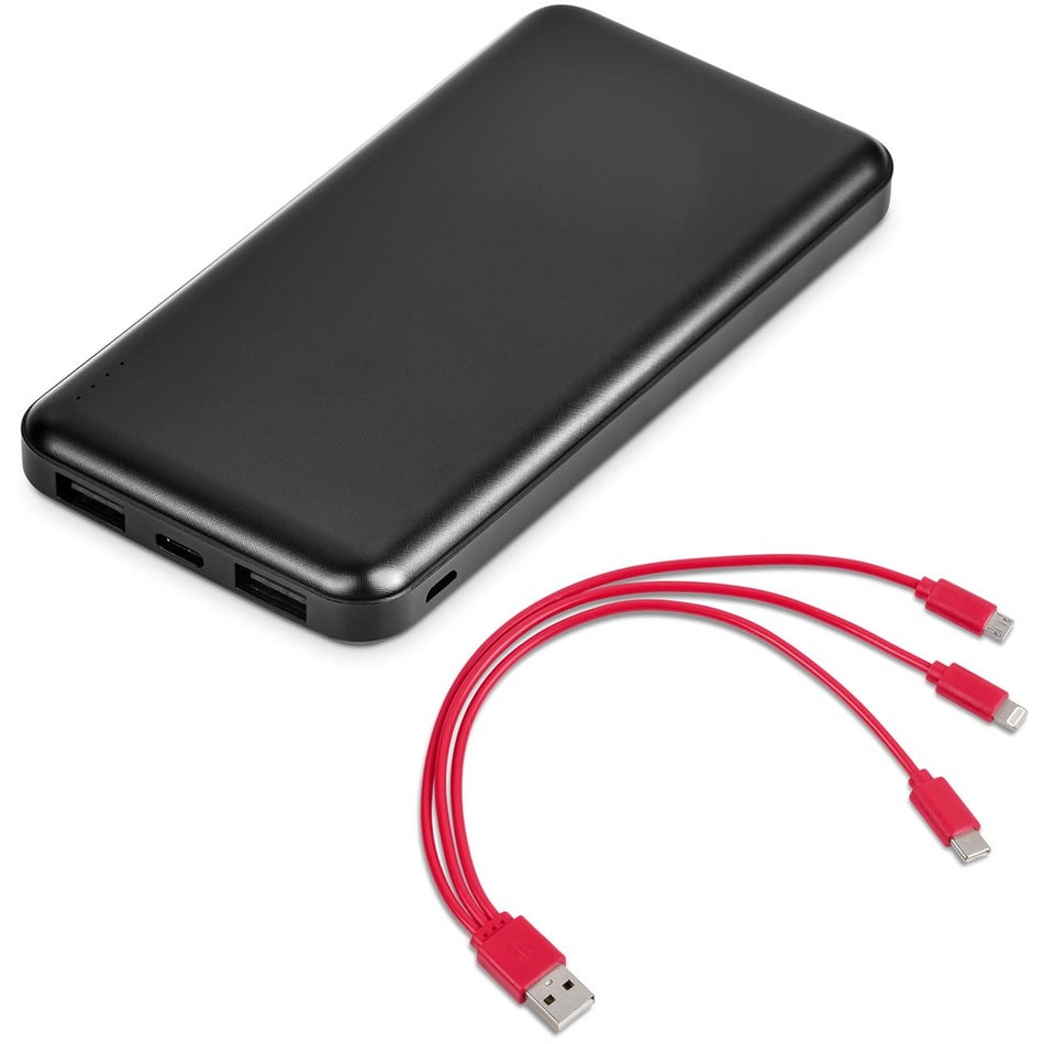 Kingpin Black 5 Compact Power Bank - 5,000mAh - Red-1