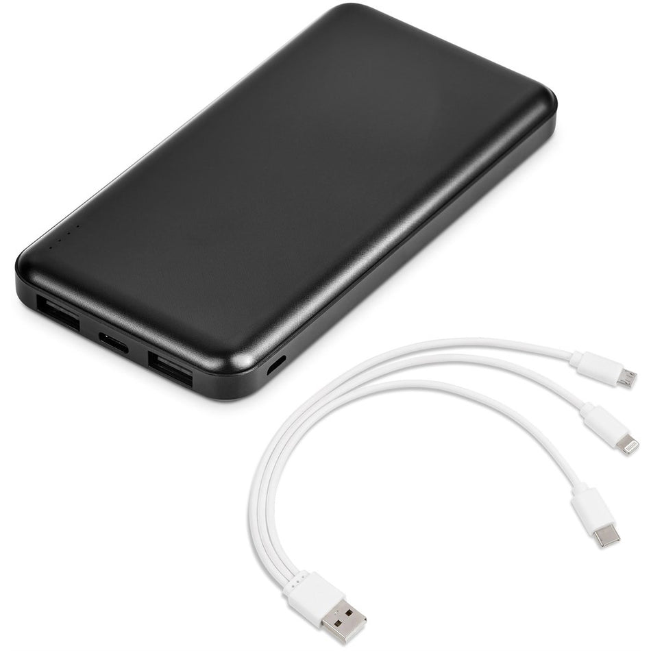 Kingpin Black 5 Compact Power Bank - 5,000mAh - Solid White-1