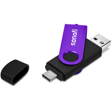 Shuffle Gyro Black Flash Drive – 8GB-15