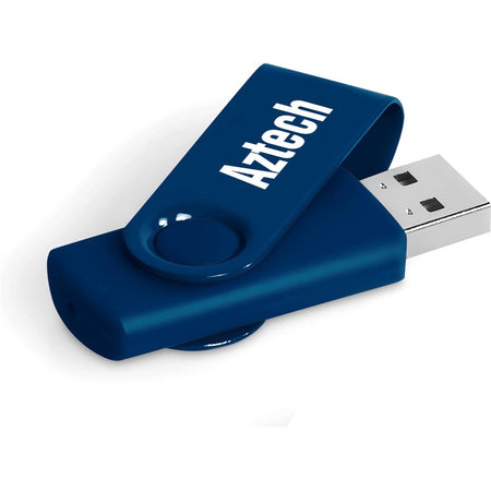 Axis Gyro Flash Drive - 16GB - Navy-0