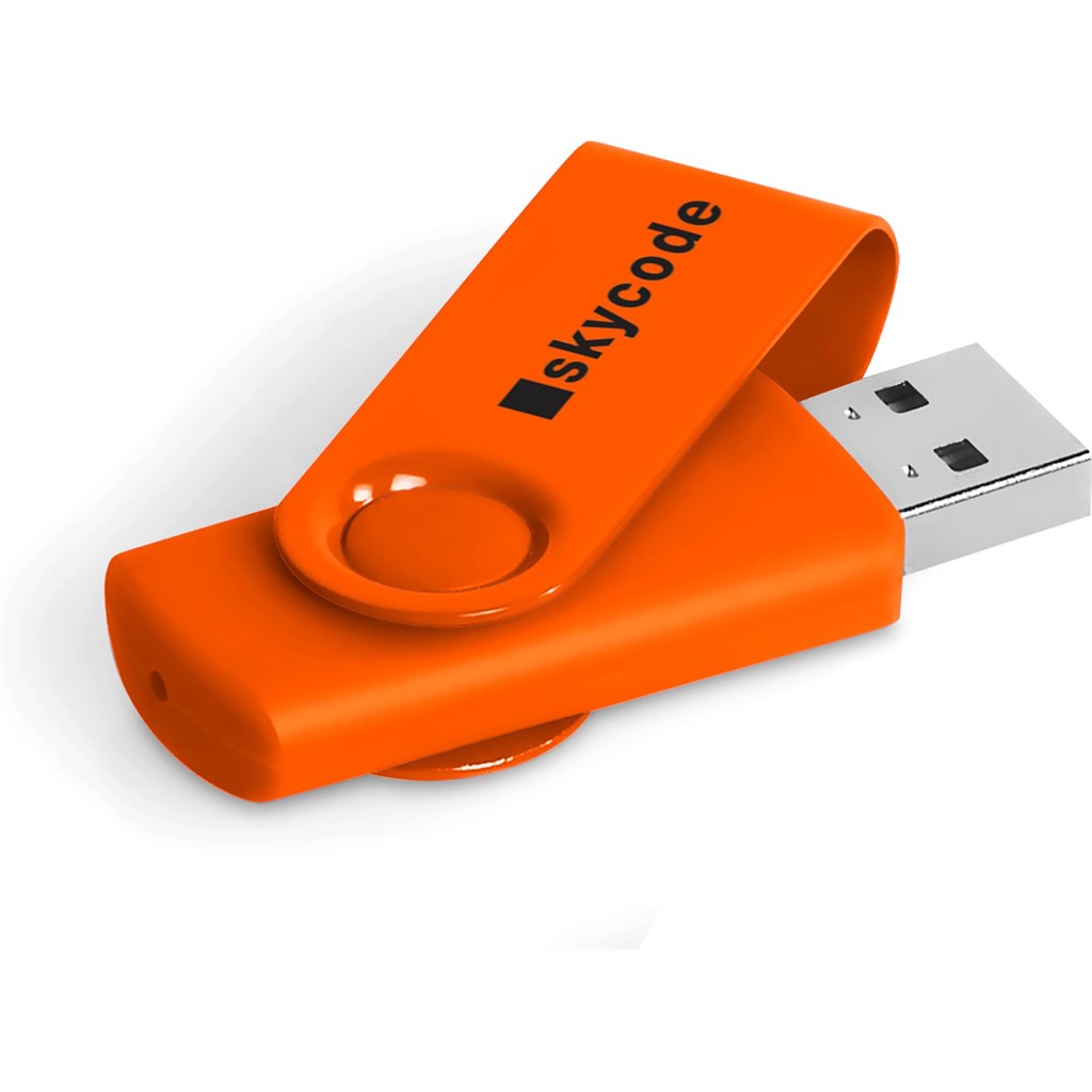 Axis Gyro Flash Drive - 16GB - Orange-0