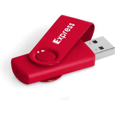 Axis Gyro Flash Drive - 16GB - Red-0