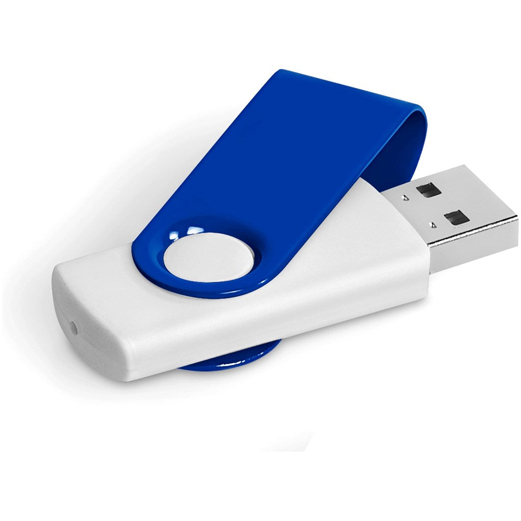 Axis Gyro White Flash Drive - 4GB-5