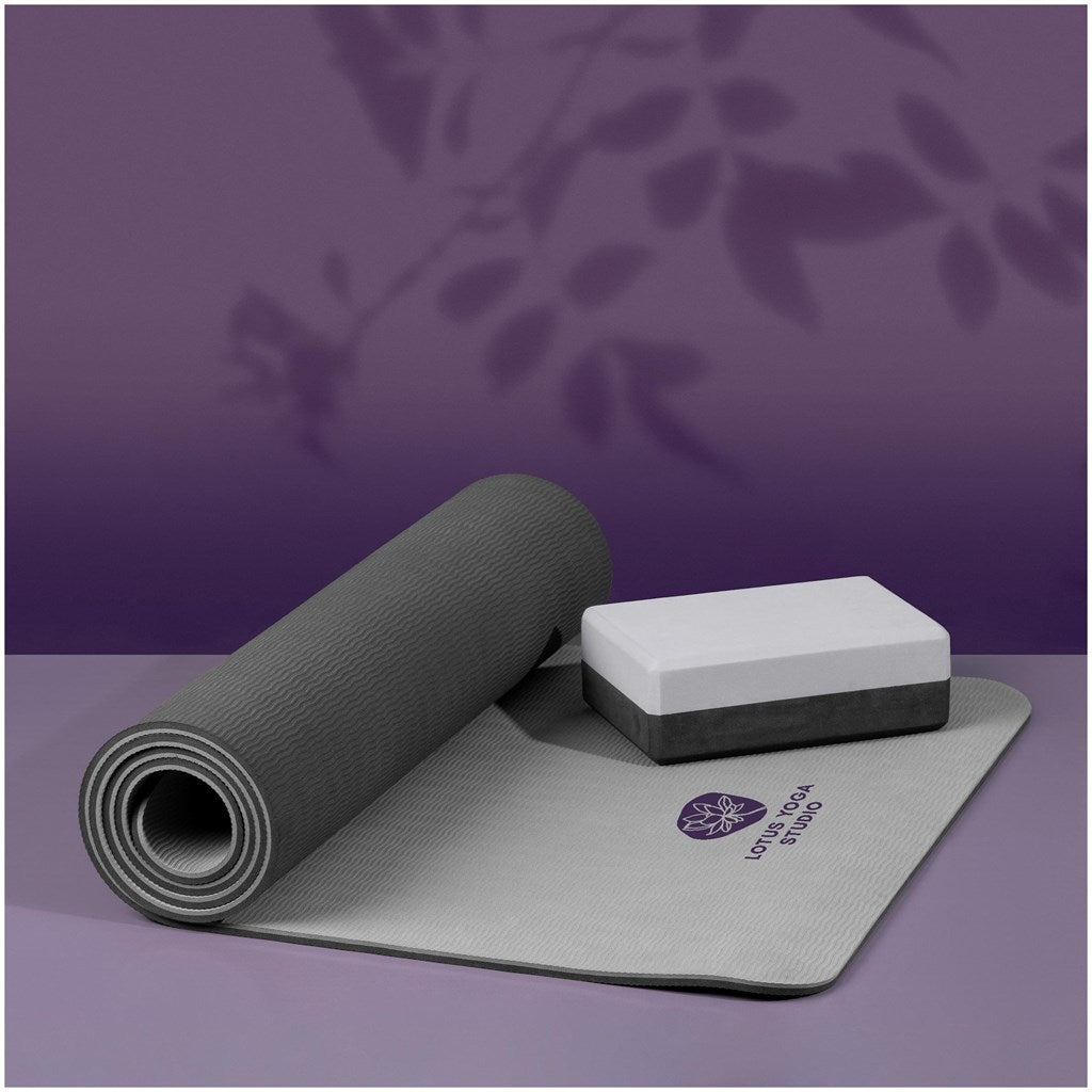 Eva & Elm Eclipse Two Tone Exercise Mat-1