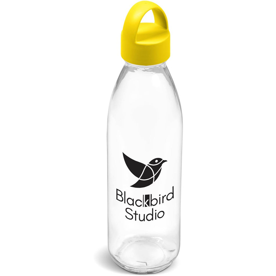 Kooshty Swing Glass Water Bottle - 650ml - Yellow-0