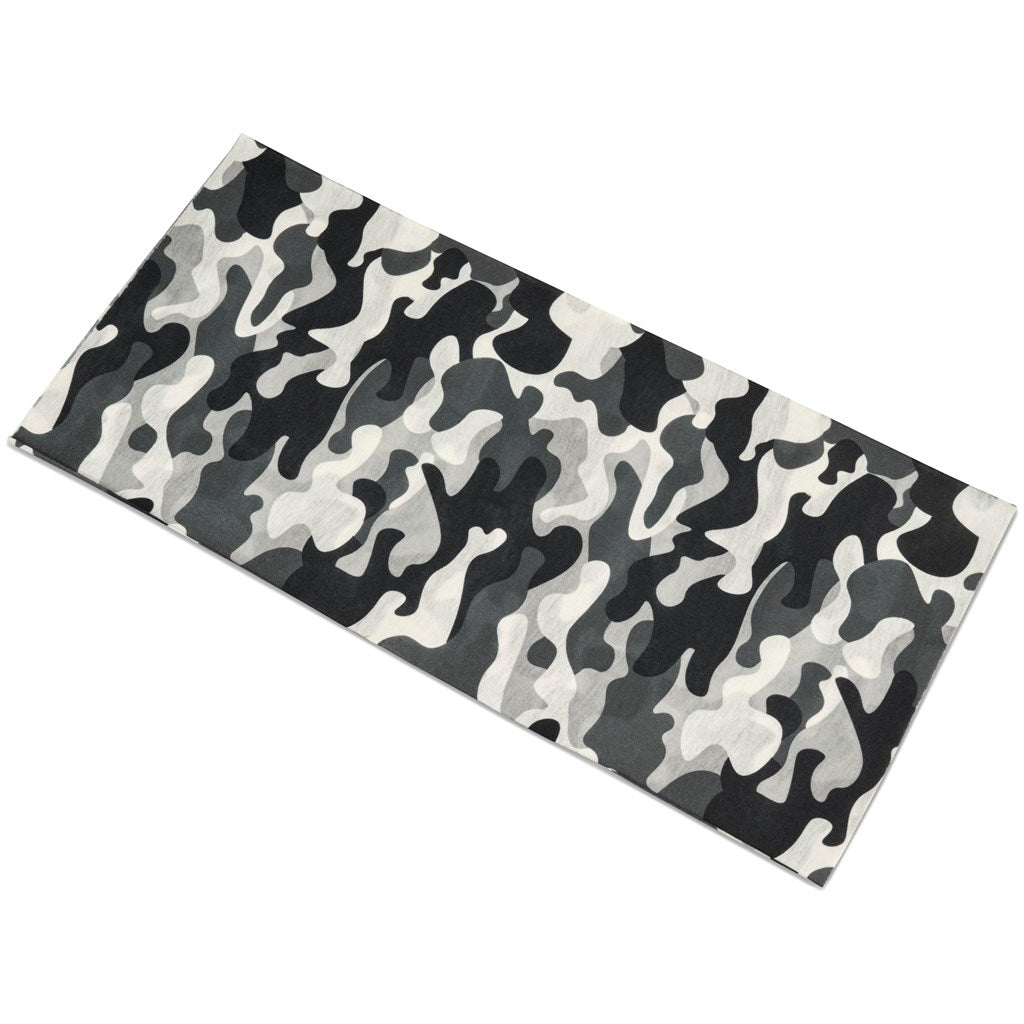 Kids Camo Flexi Tubular Bandana - Grey-3