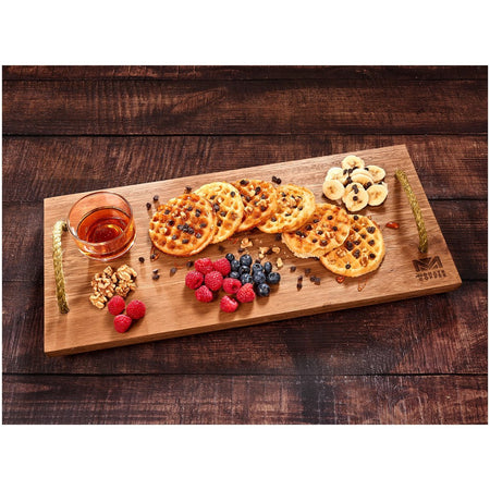 Okiyo Homegrown Rectangular Hardwood Food Platter-2