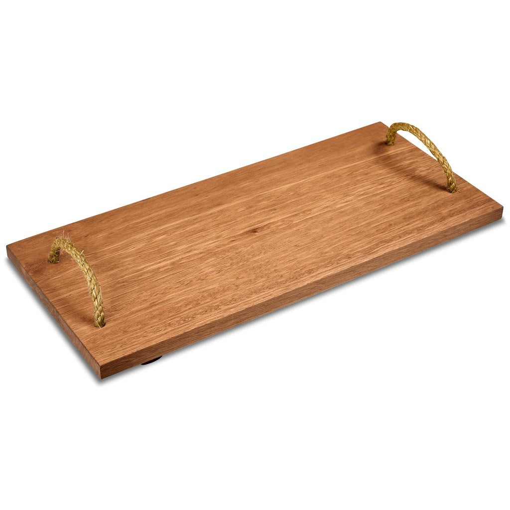 Okiyo Homegrown Rectangular Hardwood Food Platter-4