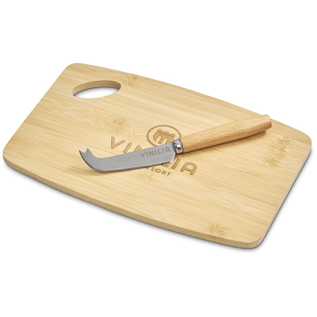 Okiyo Edamu Bamboo Cheese Board Set-1